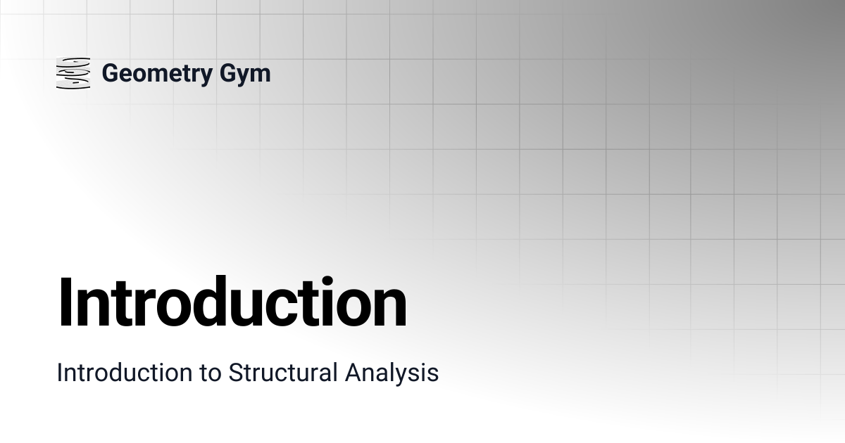 Introduction | Geometry Gym