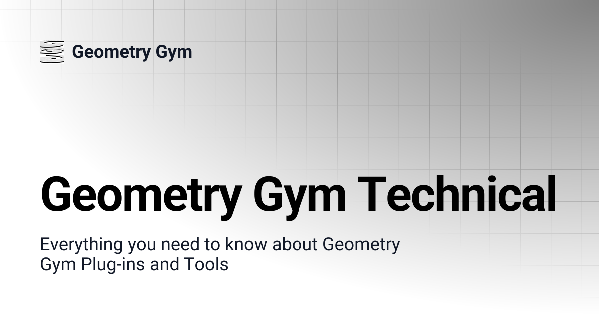 Geometry Gym Technical | Geometry Gym